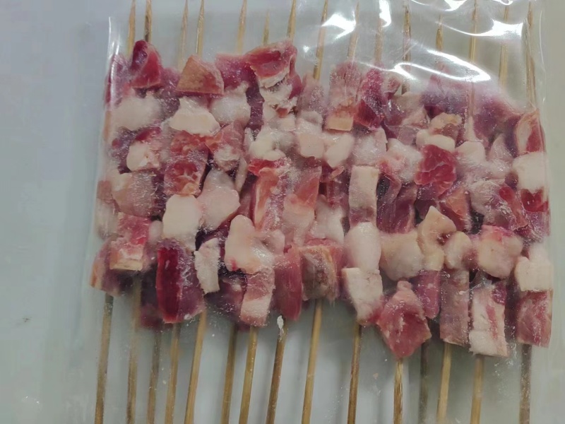 陕西澄城原切羊肉串批发 优质羊副产品，24元/包，一亩田直供